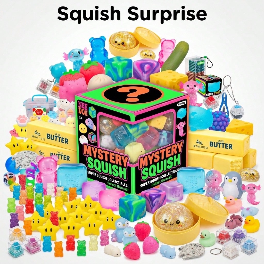 Food Storage Lock Box - Sürpriz Kutu-Yavaş Yükselen Squishy Oyuncaklar, Yiyecek