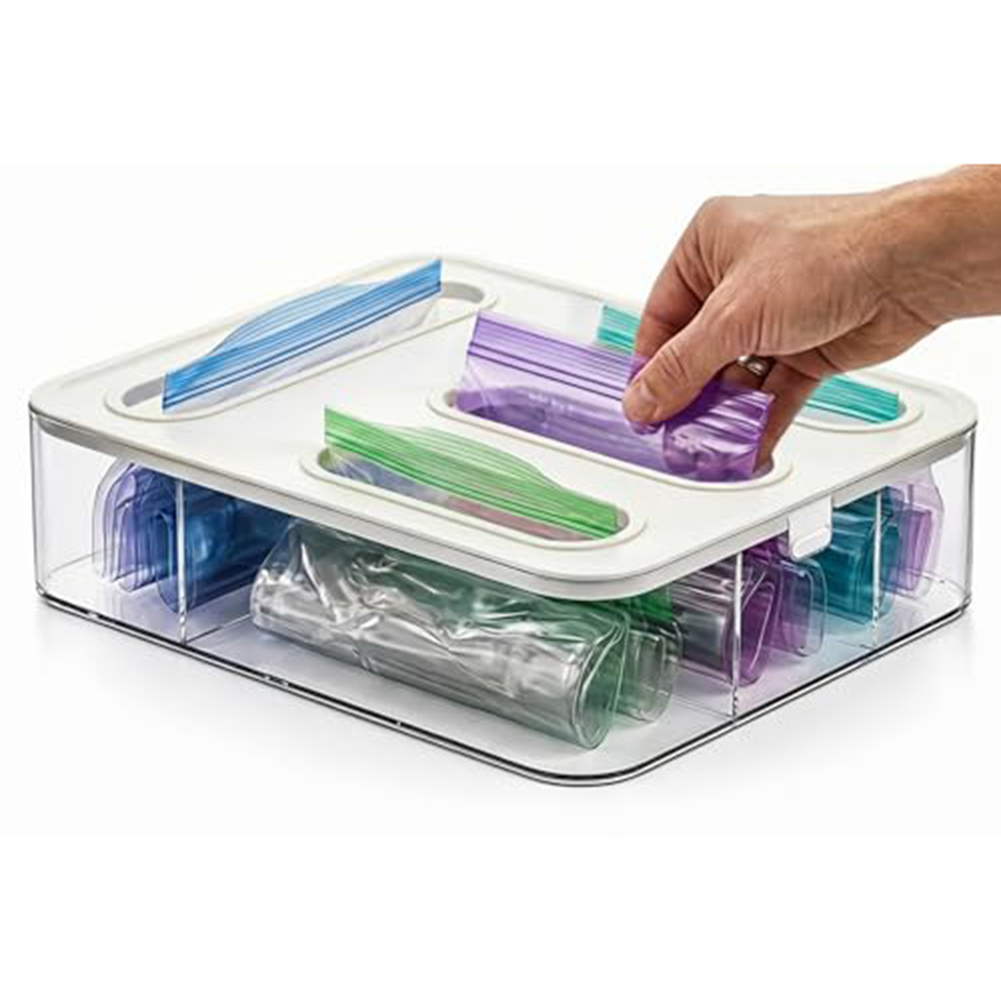 Food Storage 4 Quart - Plastik 4'ü 1 Arada Gıda Poşeti