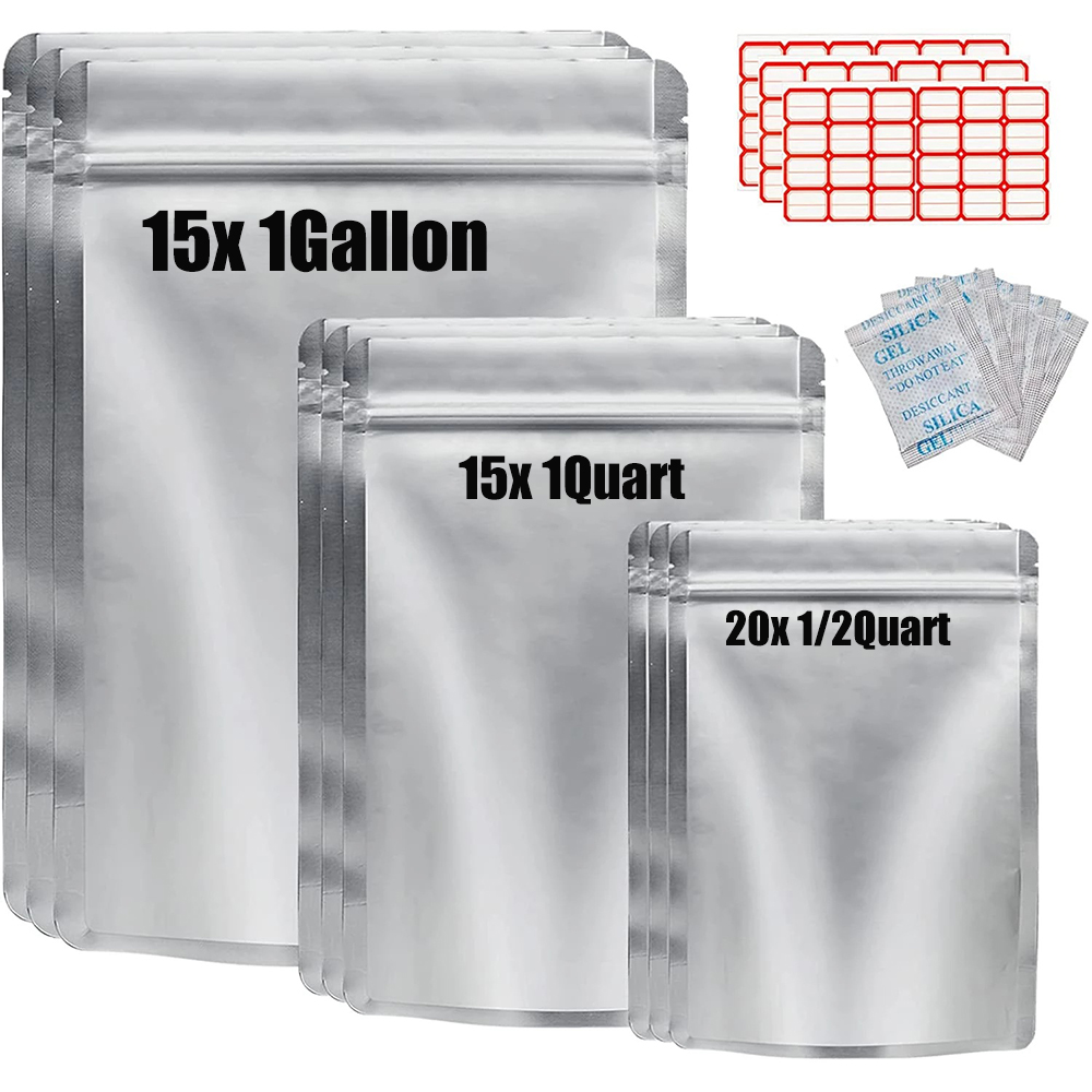 Food Storage Oxygen Absorbers - 50'li Paket Oksijen Emici Alüminyum Folyo