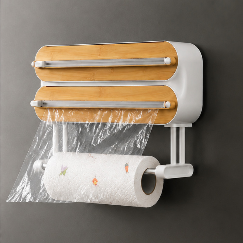 Food Storage Dispenser - Manyetik Gıda Sarma Filmi Kesici, Yapışkan