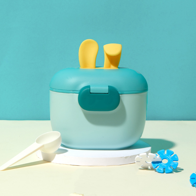 Food Storage Lock Box - Yeni Silikon Tavşan Kulaklı Mama Dağıtıcı,