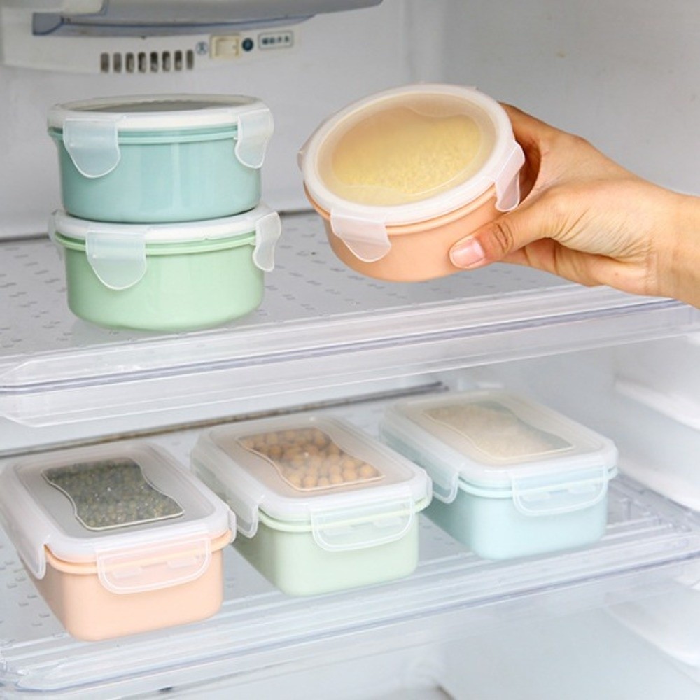 Food Storage Lock Box - 5 Adet Taze Plastik Gıda Saklama