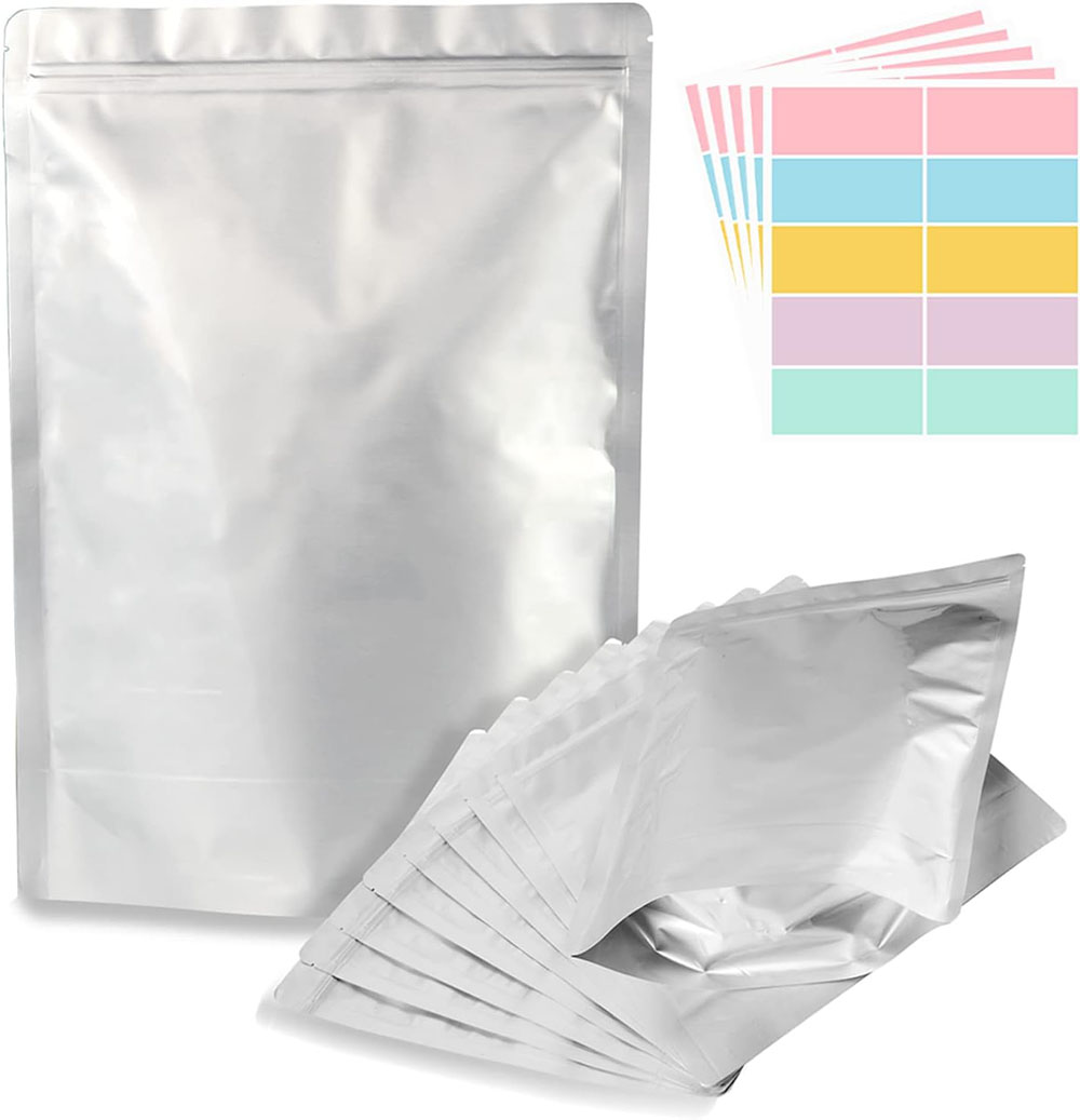 Food Storage Oxygen Absorbers - 10'lu Paket 5 Galon Alüminyum Folyo