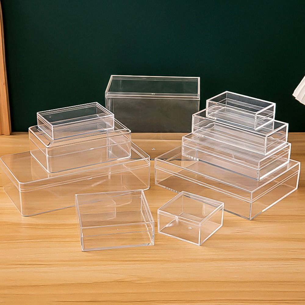 Food Storage Of Plants - Kalınlaşmış dikdörtgen akrilik saklama kutusu yüksek