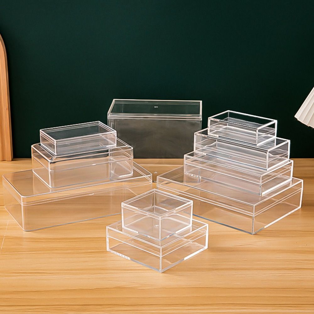Food Storage Of Plants - Kalınlaşmış dikdörtgen şeffaf plastik saklama kabı