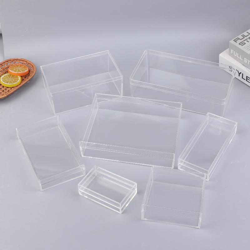 Food Storage Of Plants - Kalınlaştırılmış Dikdörtgen Akrilik Saklama Kutusu Yüksek