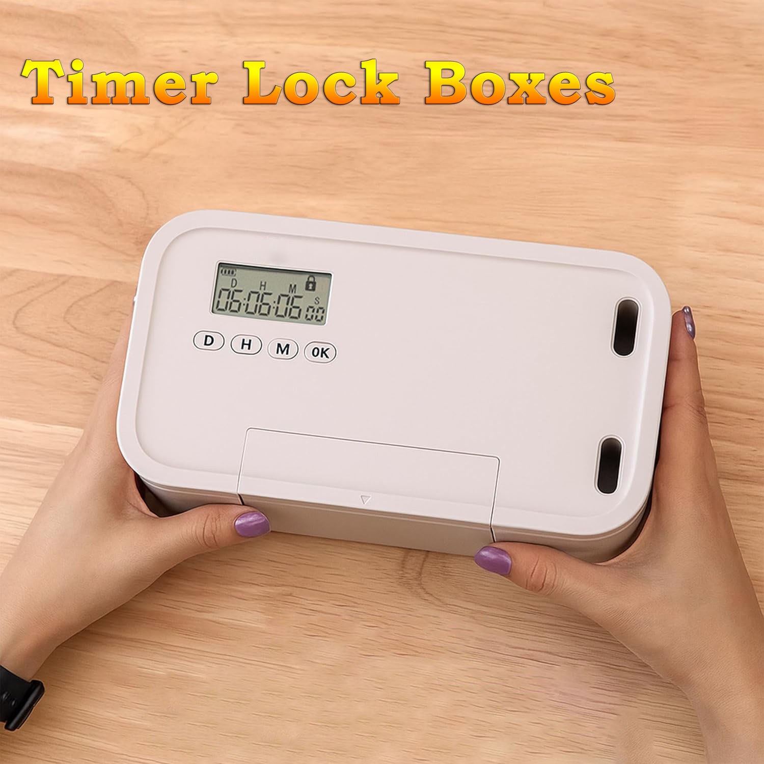 Food Storage Lock Box - Zamanlayıcılı Kilitli Kutu, Zamanlayıcılı Kendinden Kontrollü