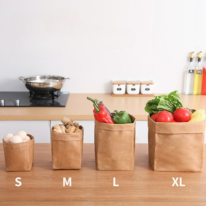 Kraft Kağıt Çanta Yıkanabilir  - Food Storage Of Plants incelemesi ve fiyatı