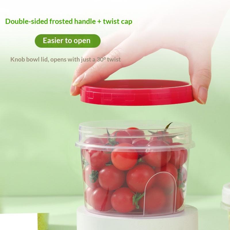 4 Adet Yuvarlak Gıda Saklama K - Food Storage Glass Round incelemesi ve fiyatı