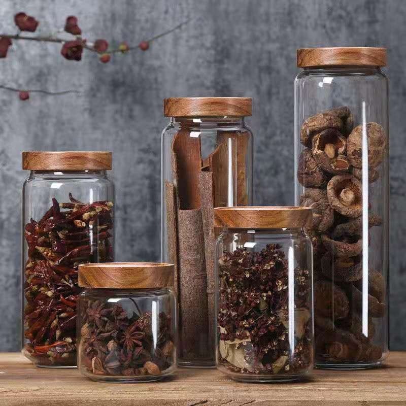 Yuvarlak cam tüp kavanoz akasy - Food Storage Glass Round incelemesi ve fiyatı