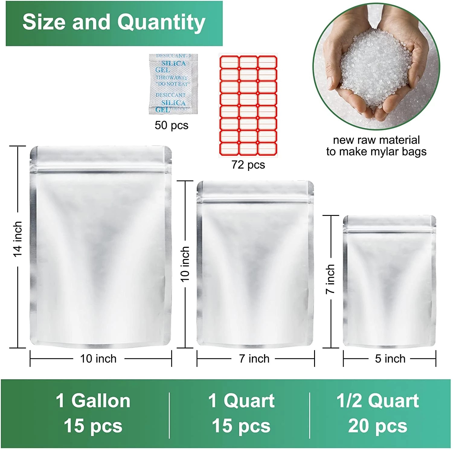 50'li Paket Oksijen Emici Alüm - Food Storage Oxygen Absorbers incelemesi ve fiyatı