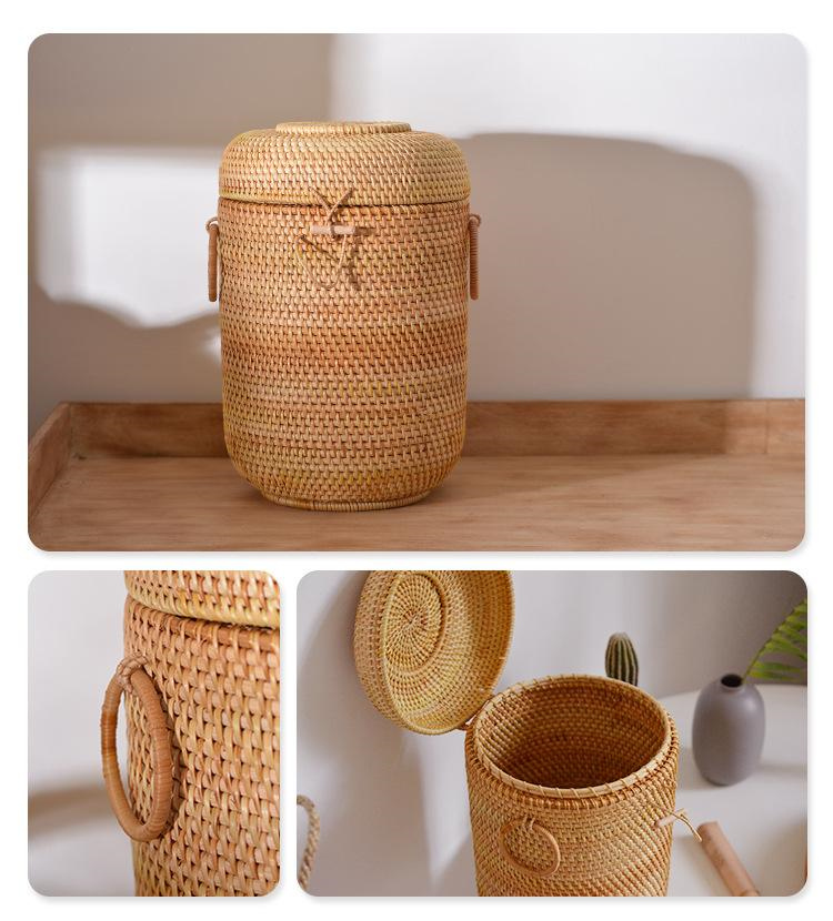 Handwoven Rattan çay saklama k - Food Storage Underground incelemesi ve fiyatı