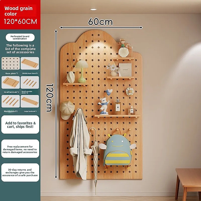 Masif Ahşap Pegboard Depolama  - Food Storage And Organizer incelemesi ve fiyatı