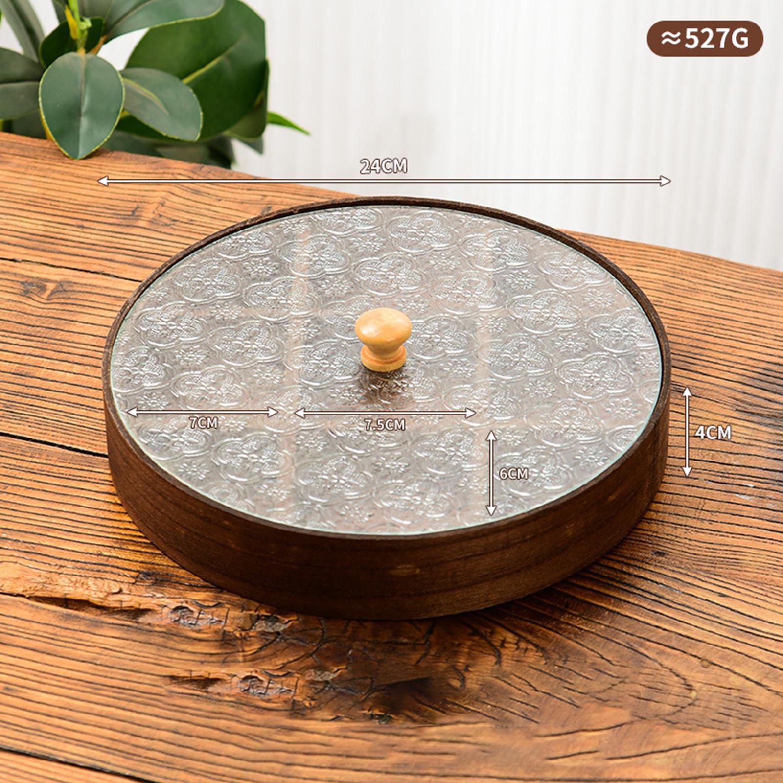 Bölmeli Servis Tepsisi, Ahşap  - Food Storage Glass Round incelemesi ve fiyatı