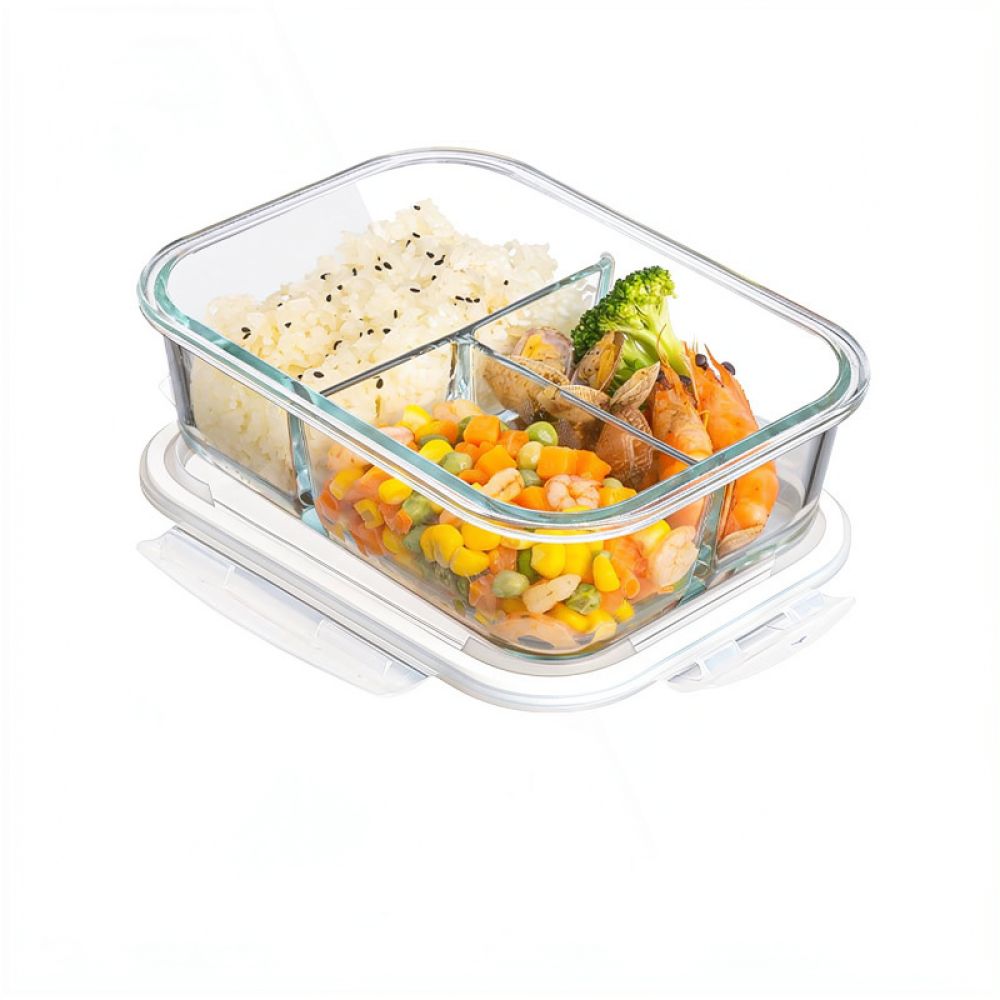 Isıya Dayanıklı Cam Gıda Kabı, - Food Storage With Dividers incelemesi ve fiyatı
