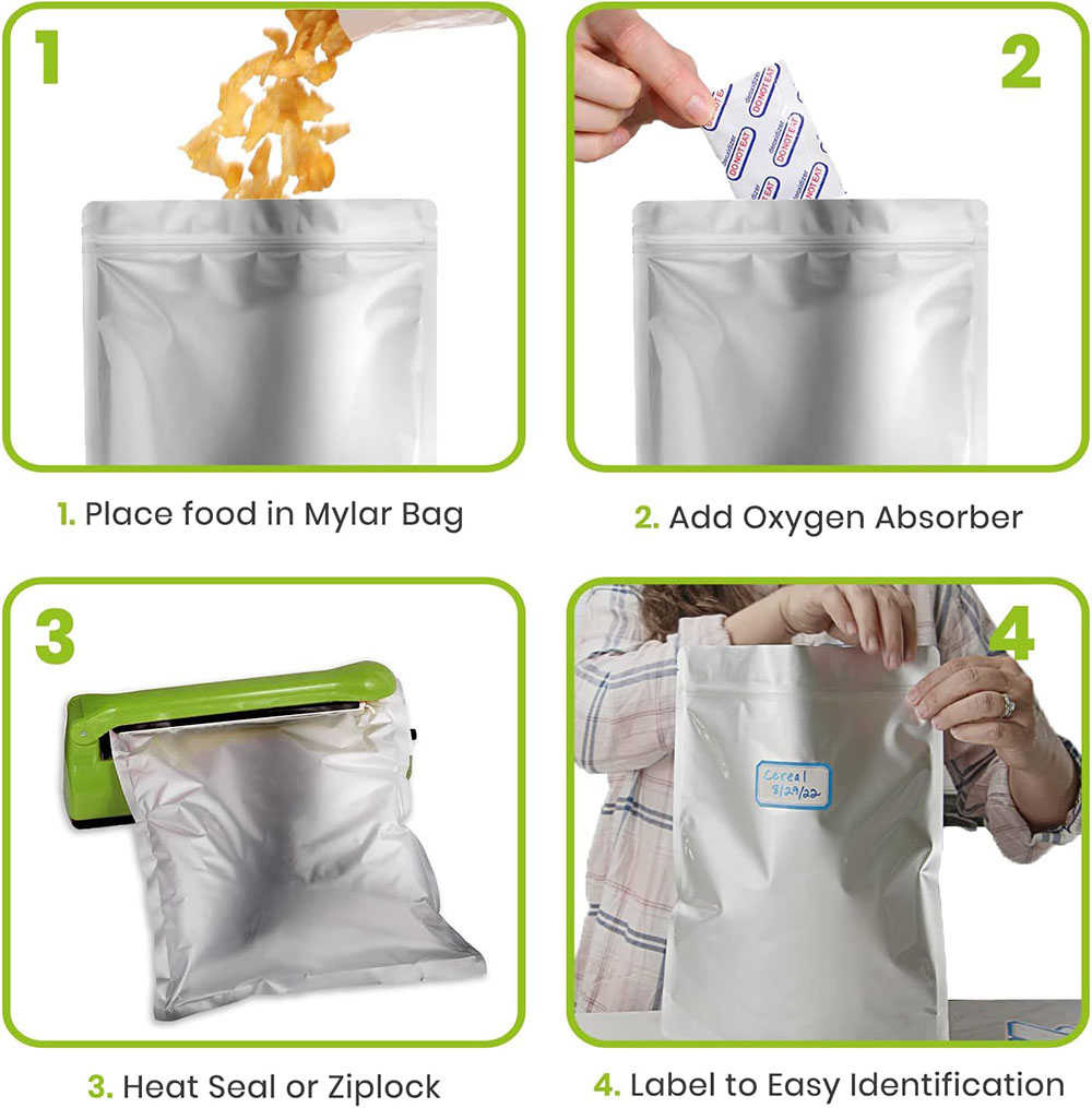 10'lu Paket 5 Galon Alüminyum  - Food Storage Oxygen Absorbers incelemesi ve fiyatı
