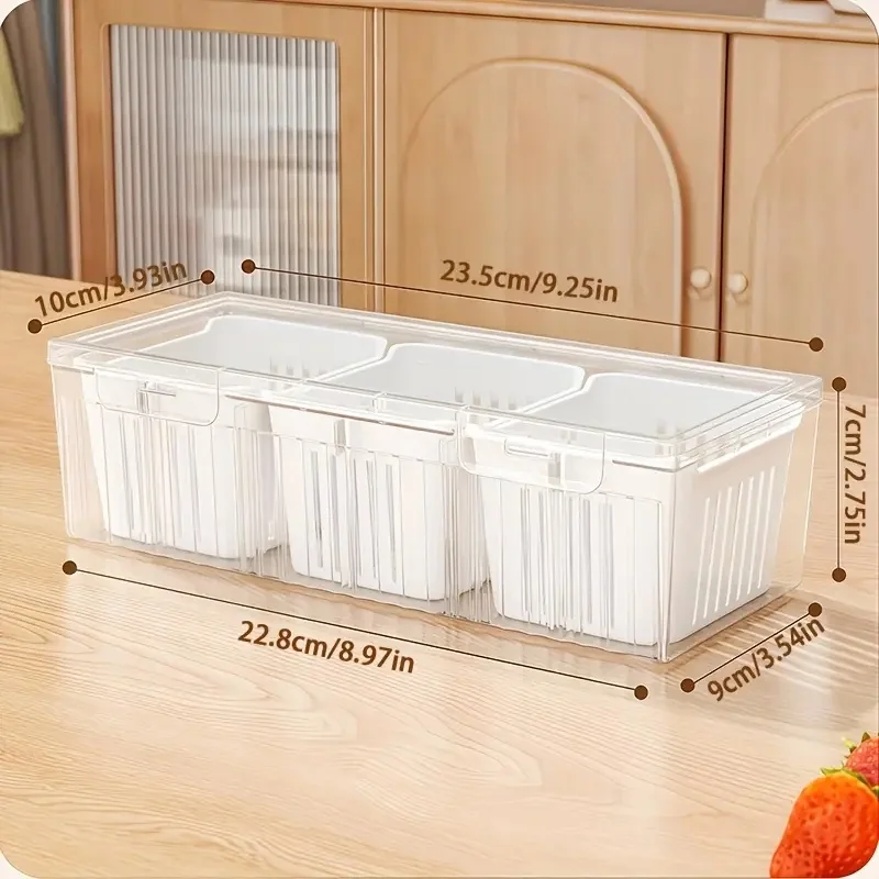 1 adet Bölmeli Gıda Saklama Ka - Food Storage With Dividers incelemesi ve fiyatı