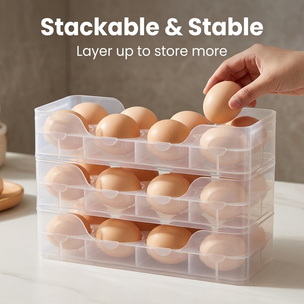 Üst Üste Konulabilen Yumurta T - Food Storage With Dividers incelemesi ve fiyatı