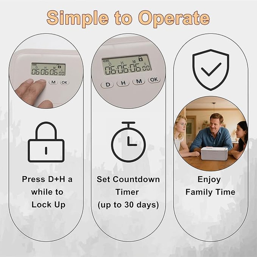 Yiyecek Saklama Kabı Zamanlayı - Food Storage Lock Box incelemesi ve fiyatı