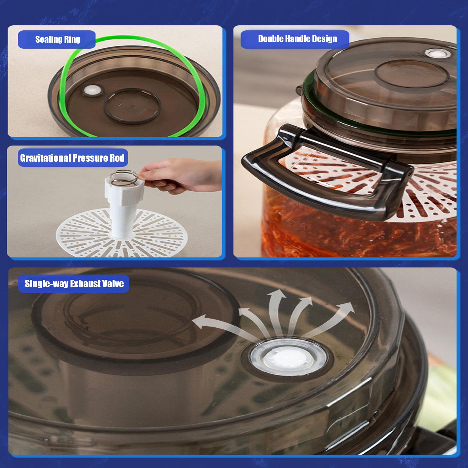 5L Hava Geçirmez Kapaklı Cam T - Food Storage Glass Round incelemesi ve fiyatı