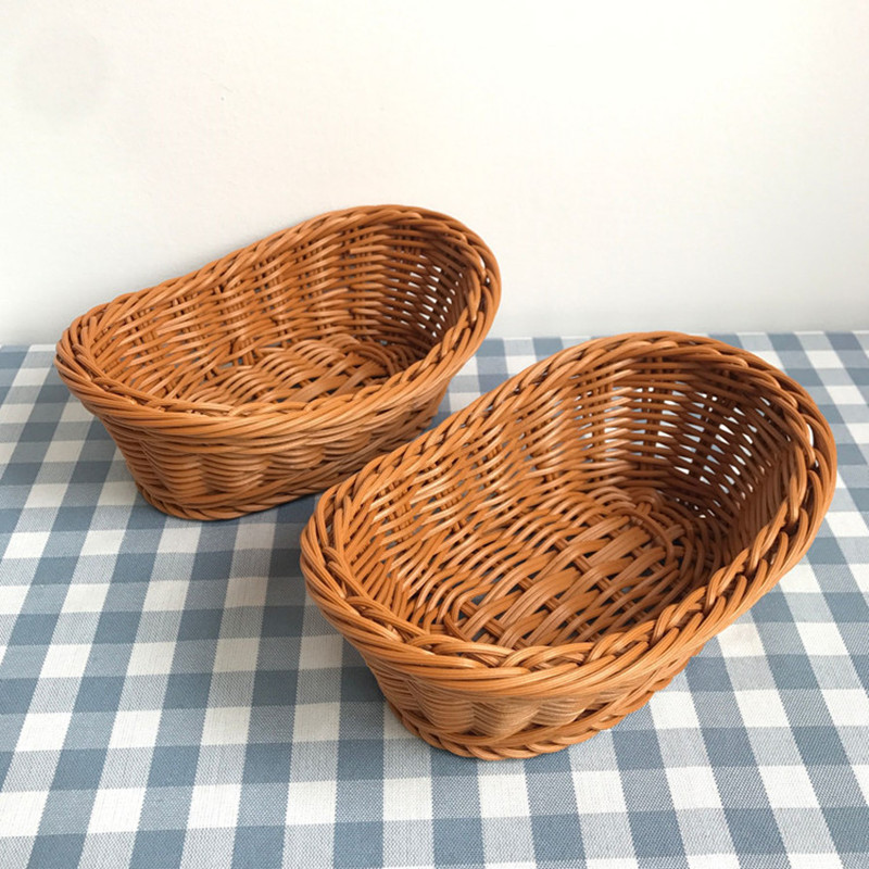 Oval Rattan dokuma depolama se - Food Storage Of Plants incelemesi ve fiyatı
