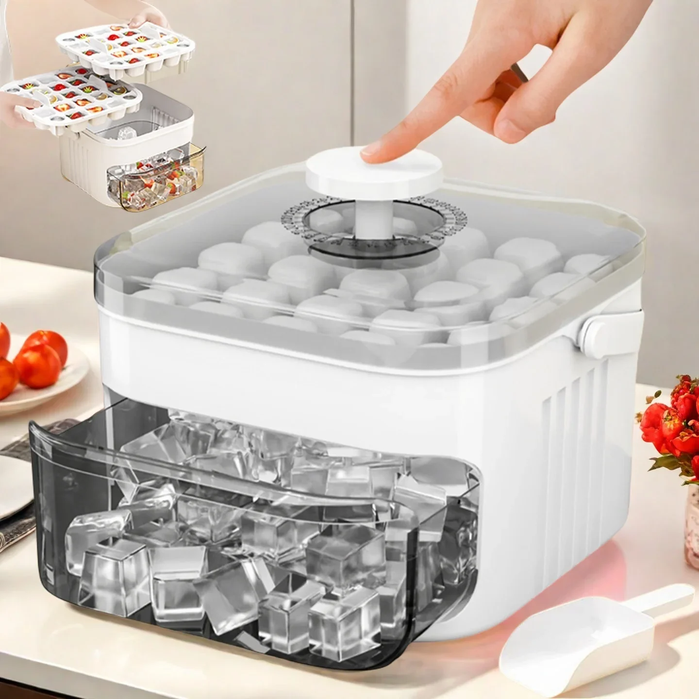 Kolay Basmalı Kapaklı Küp Buz  - Food Storage Cupboard incelemesi ve fiyatı