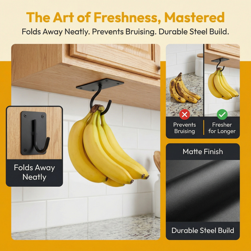 Siyah Metal Kendinden Yapışkan - Food Storage And Organizer incelemesi ve fiyatı