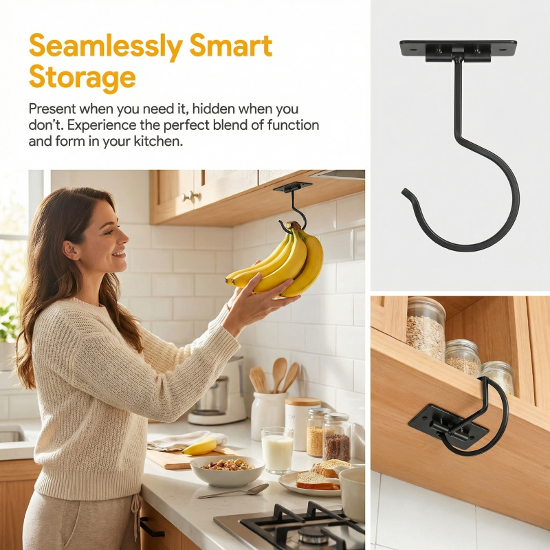 Siyah Metal Kendinden Yapışkan - Food Storage And Organizer incelemesi ve fiyatı