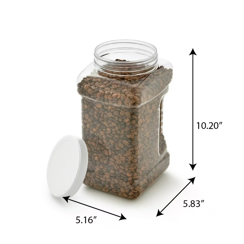 4 Litrelik Şeffaf Plastik Kap, - Food Storage 4 Quart incelemesi ve fiyatı